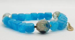 Kamykbijoux.pl – bransoletka Amazonia, bransoletka Kamyk Bijoux, bransoletka z amazonitu i żywicy epoksydowej handmade