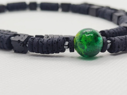 Kamykbijoux.pl – naszyjnik Green Eye, naszyjnik Kamyk Bijoux, naszyjnik z żywicy epoksydowej handmade