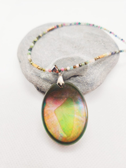 Kamykbijoux.pl – naszyjnik z kamieni , naszyjnik Kamyk Bijoux,, naszyjnik z żywicy epoksydowej handmade, SEA GLASS