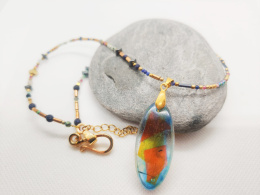 Kamykbijoux.pl – naszyjnik z kamieni , naszyjnik Kamyk Bijoux,, naszyjnik z żywicy epoksydowej handmade, SEA GLASS