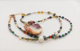 Kamykbijoux.pl – bransoletka cytryn, naszyjnik cytryn, naszyjnik Kamyk Bijoux, naszyjnik z żywicy epoksydowej handmade