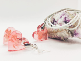 Kamykbijoux.pl – kolczyki serce, naszyjnik Kamyk Bijoux, wisior Kamyk Bijoux, zawieszka z żywicy epoksydowej handmade