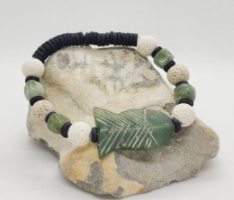 Kamykbijoux.pl – bransoletka kokos, bransoletka Kamyk Bijoux, bransoletka z żywicy epoksydowej handmade, bransoletka lawa