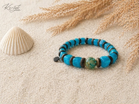 Kamykbijoux.pl – bransoletka Kokosowy Amazonit, bransoletka Kamyk Bijoux