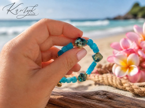 Kamykbijoux.pl –bransoletka Kamyk Bijoux,bransoletka z żywicy epoksydowej, bransoletka handmade,bransoletka