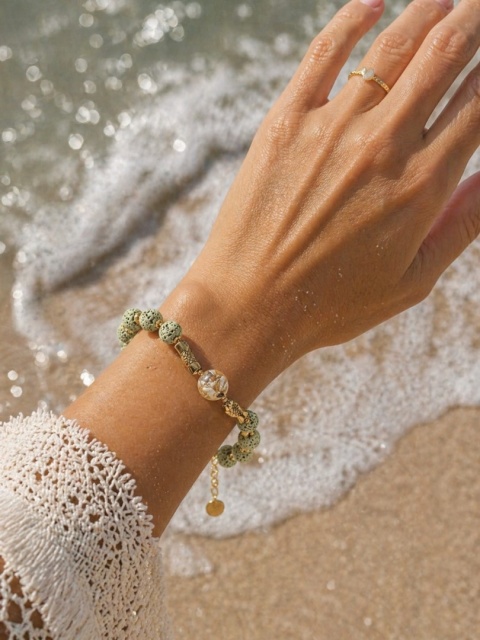 Kamykbijoux.pl – bransoletka turmalin, bransoletka Kamyk Bijoux, bransoletka z żywicy epoksydowej handmade, bransoletka lawa