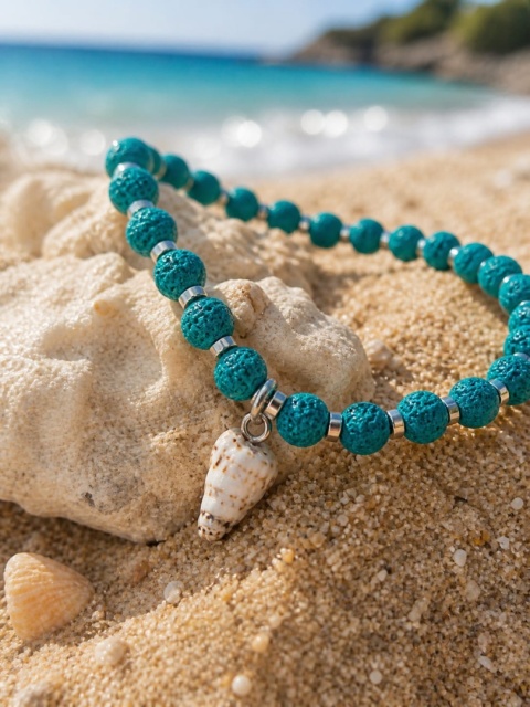 Kamykbijoux.pl – blansoletka na nogę, SUP, surf, bransoletka Kamyk Bijoux, biżuteria , zawieszka z żywicy epoksydowej handmade