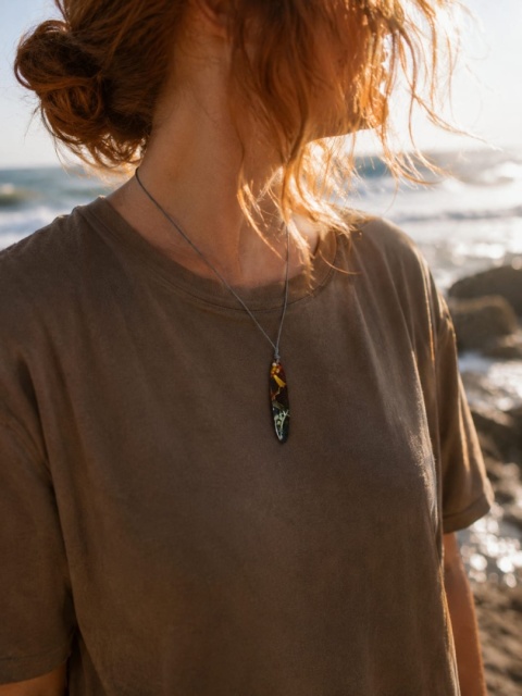 Kamykbijoux.pl – bransoletka lawa, naszyjnik bambus, naszyjnik Kamyk Bijoux, naszyjnik z żywicy epoksydowej handmade, piorun