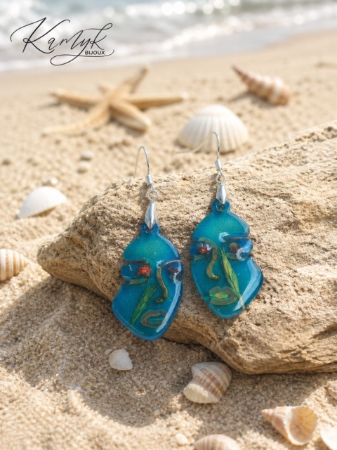 Kamykbijoux.pl – kolczyki Kamyk Bijoux, kolczyki z żywicy epoksydowej, kolczyki handmade, kolczyki ze stali chirurgicznej