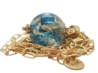 Naszyjnik BALTIC ORB GOLD