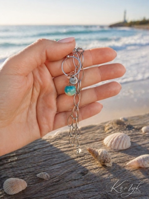 Kamykbijoux.pl – naszyjnik , naszyjnik Kamyk Bijoux,, naszyjnik z żywicy epoksydowej handmade