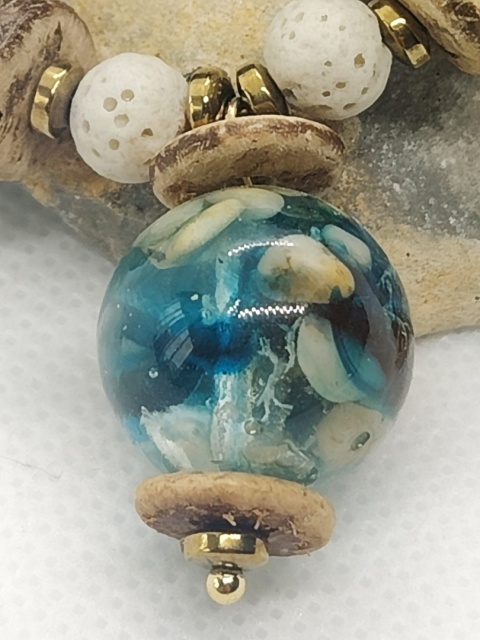 Kamykbijoux.pl – naszyjnik Kamyk Bijoux,wisiorek z żywicy epoksydowej, naszyjnik handmade, naszyjnik ze stali chirurgicznej