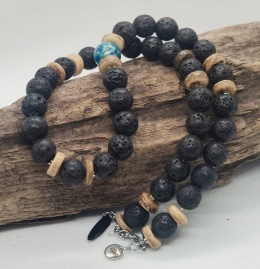 Kamykbijoux.pl – naszyjnik Kamyk Bijoux,wisiorek z żywicy epoksydowej, naszyjnik handmade, naszyjnik ze stali chirurgicznej