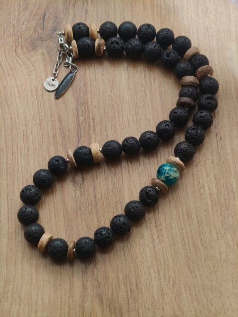 Kamykbijoux.pl – naszyjnik Kamyk Bijoux,wisiorek z żywicy epoksydowej, naszyjnik handmade, naszyjnik ze stali chirurgicznej