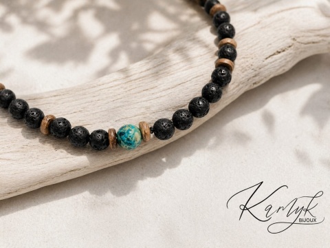 Kamykbijoux.pl – naszyjnik Kamyk Bijoux,wisiorek z żywicy epoksydowej, naszyjnik handmade, naszyjnik ze stali chirurgicznej