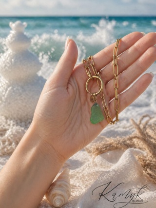 Naszyjnik SEA GLASS "OCEANICZNY SZLIF"