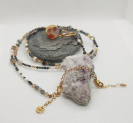 Kamykbijoux.pl – bransoletka cytryn, naszyjnik cytryn, naszyjnik Kamyk Bijoux, naszyjnik z żywicy epoksydowej handmade